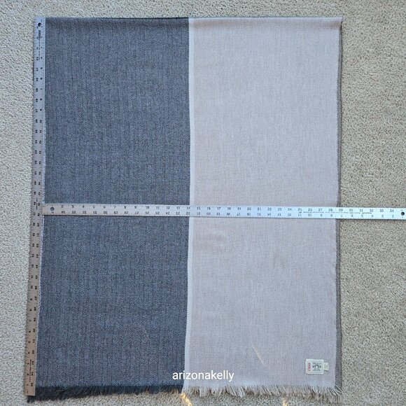 Avoca Wool Cashmere 4 Panel Herringbone Oversized Scarf Ireland - Picture 8 of 11